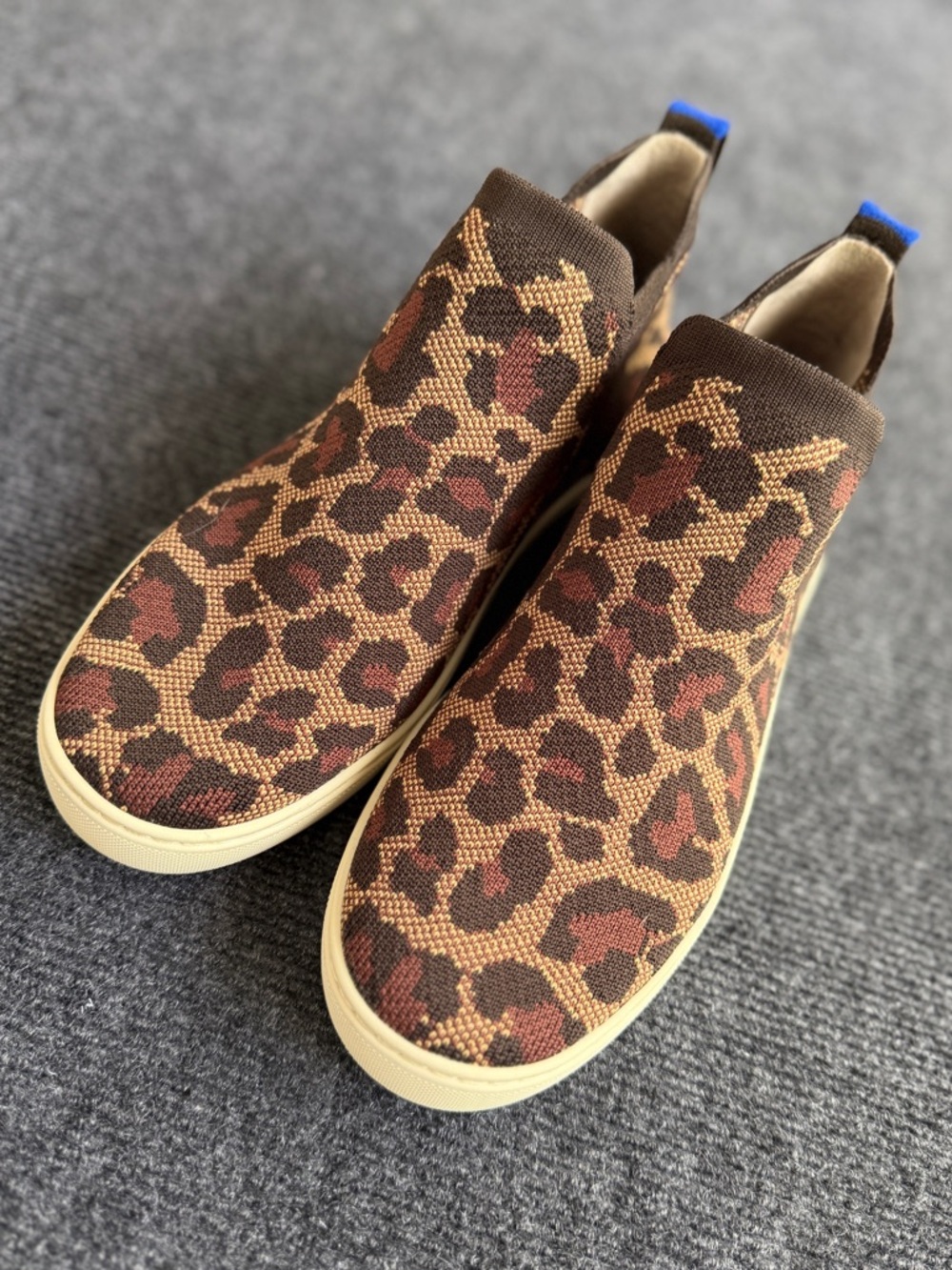 Rothy’s The Slip On Sneaker – Leopard Print – Size 9 - Picture 9 of 11